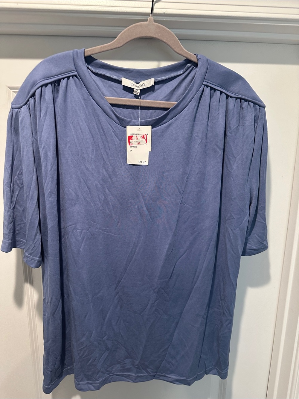 One September Lavender Puff-Sleeve Tee
